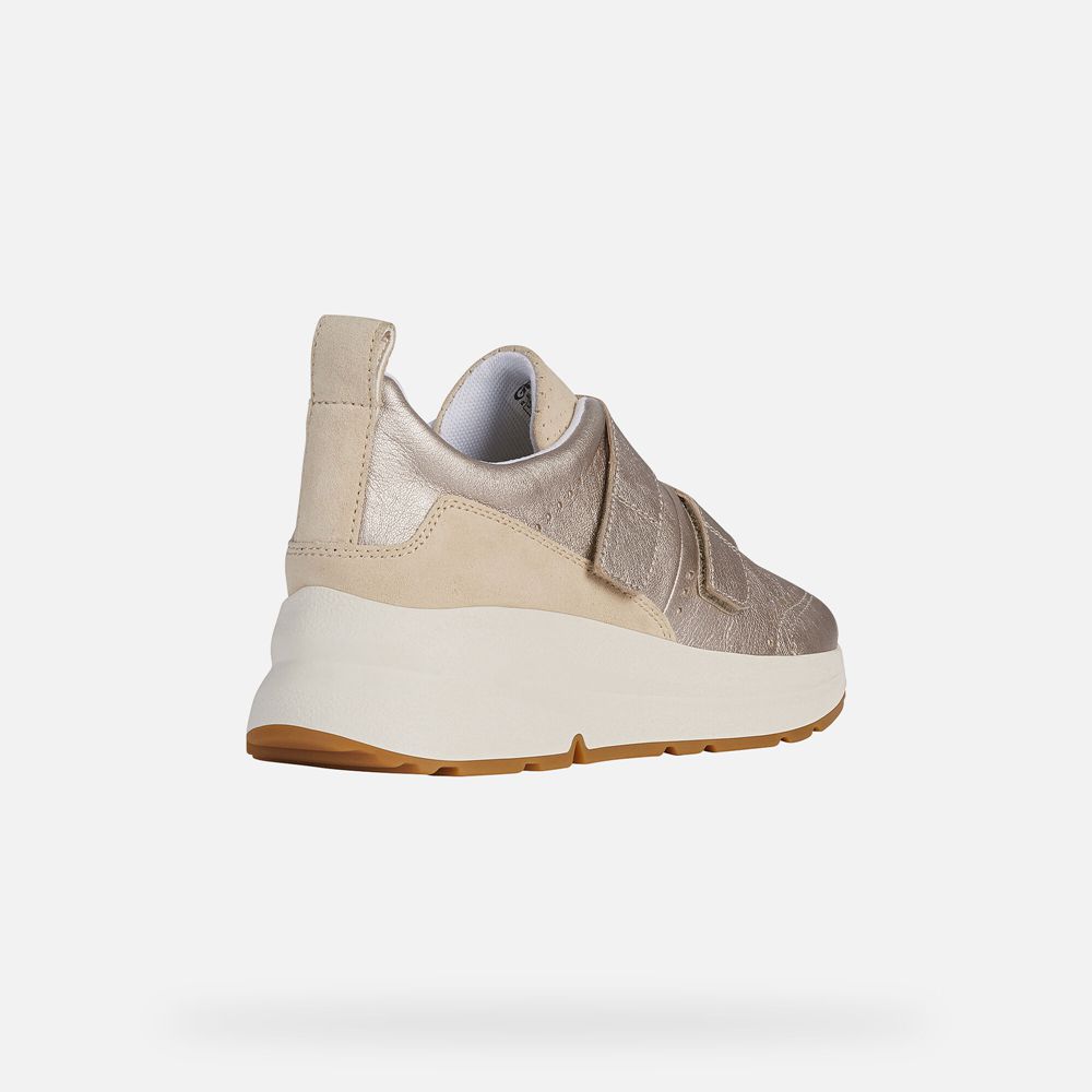 Geox Bayan Spor Ayakkabı Gümüş - Backsie - IDJ-693180